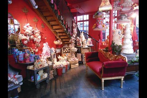 Choccywoccydoodah is a cake and chocolate shop where everything is about the visual merchandising.